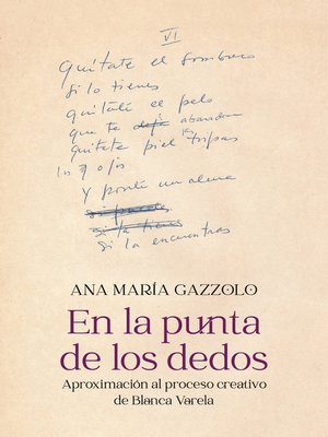 cover image of En la punta de los dedos
